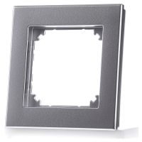 486160  - Frame 1-gang aluminium 486160 - thumbnail