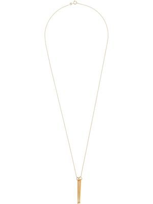 True Rocks collier Brad à pendentif graphique - Or