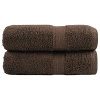 Gastendoekjes SOLUND 2 st 600 g/m 30x30 cm bruin