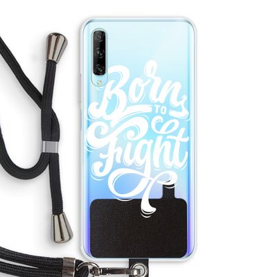 Born to Fight: Huawei P Smart Pro Transparant Hoesje met koord