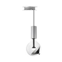 Move Me hanglamp Pulley - grijs / Cone 5,5W - zwart zilver - thumbnail