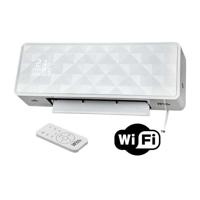 Calefactor eléctrico de pared - 2000W - WARM TECH - Cerámico - WiFi - 240V - Hasta 50m3 - Blanco