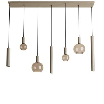 Hanglamp Riva recht Quartz