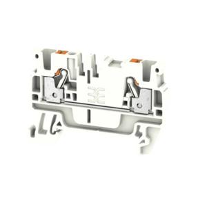 Weidmüller 1521970000 Doorgangsklem 5.1 mm Spanveer Wit 100 stuk(s)