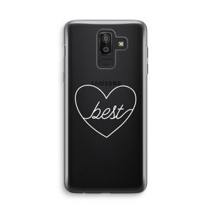 Best heart pastel: Samsung Galaxy J8 (2018) Transparant Hoesje