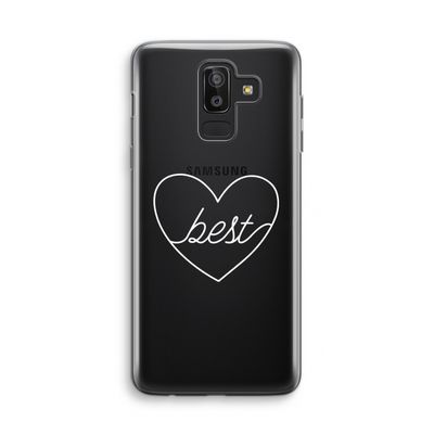Best heart pastel: Samsung Galaxy J8 (2018) Transparant Hoesje