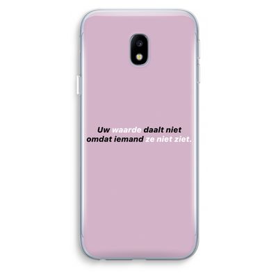 uw waarde daalt niet: Samsung Galaxy J3 (2017) Transparant Hoesje
