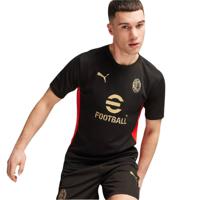 PUMA AC Milan Trainingsshirt 2024-2025 Zwart Rood Goud - thumbnail