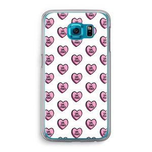 GIRL POWER: Samsung Galaxy S6 Transparant Hoesje