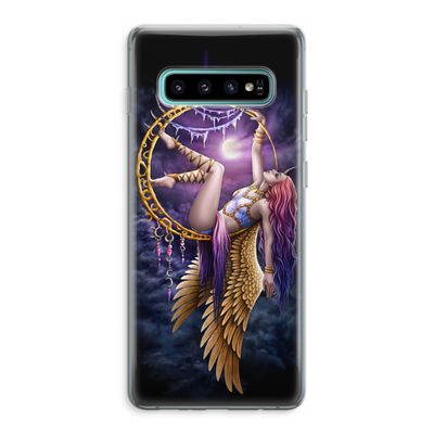 Aerial Angel: Samsung Galaxy S10 Plus Transparant Hoesje