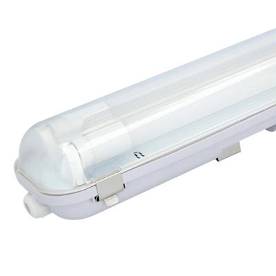 HOFTRONIC™ Ecoseries - LED TL armatuur 150cm dubbel IP65 - 6000K - 48W 7680lm (160lm/W) - Flikkervrij koppelbaar - T8 G13 fitting - Incl. 2x LED TL buis