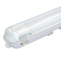 HOFTRONIC™ Ecoseries - LED TL armatuur 150cm dubbel IP65 - 6000K - 48W 7680lm (160lm/W) - Flikkervrij koppelbaar - T8 G13 fitting - Incl. 2x LED TL buis