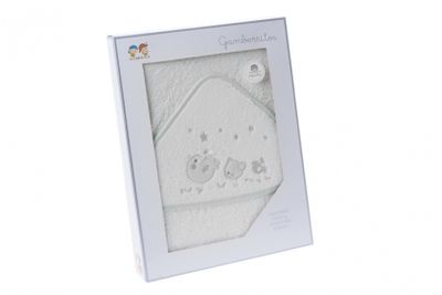 Gamberritos badcape Vogeltjes 100 x 100 cm katoen