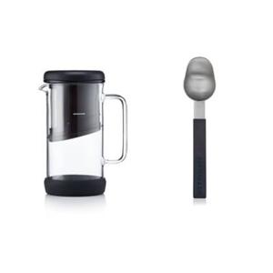 Barista & Co - One Brew Cafetière met Scoop Koffie Maatschep, Giftset,