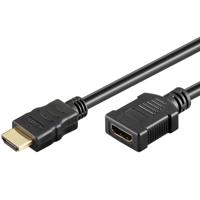 Goobay HDMI 0.5m HDMI kabel 0,5 m HDMI Type A (Standaard) Zwart - thumbnail