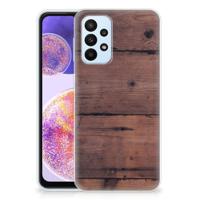 Samsung Galaxy A23 | Bumper Hoesje | Old Wood