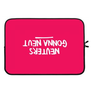 Neuters (roze): Laptop sleeve 13 inch