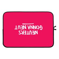 Neuters (roze): Laptop sleeve 13 inch