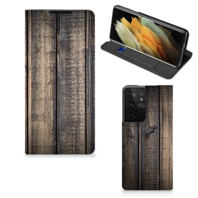 Samsung Galaxy S21 Ultra Book | Wallet Case | Steigerhout