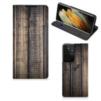 Samsung Galaxy S21 Ultra Book | Wallet Case | Steigerhout