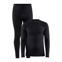 Craft Core Thermo onderkledingset - shirt+broek - zwart - maat M