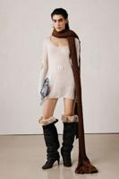 Geborduurde studiojurk - WHITE - S