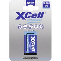 XCell 6LR61HP 9V batterij (blok) Alkaline 9 V 1 stuk(s)