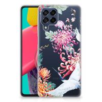 Samsung Galaxy M53 | TPU Hoesje | Bird Flowers