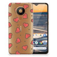 Nokia 5.3 TPU bumper Hearts