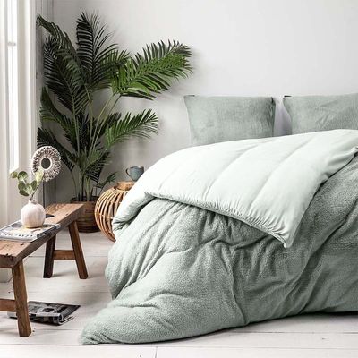 Fresh & Co Teddy - Jade Dekbedovertrek 2-persoons (200 x 220 cm + 2 kussenslopen) Dekbedovertrek