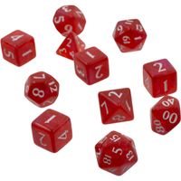 Eclipse 11 Dice Set: Apple Red Dobbelstenen