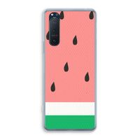 Watermeloen: Sony Xperia 5 II Transparant Hoesje