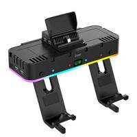 IPEGA PG-SW109 Voor Nintendo Switch / OLED Vier USB multifunctionele RGB muurbeugel met Screencasting-functie - thumbnail