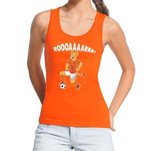 Nederlands dames elftal supporter hemd Leeuwinnen roooaaaarrr hemd oranje voor dames XL  -