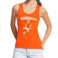 Nederlands dames elftal supporter hemd Leeuwinnen roooaaaarrr hemd oranje voor dames XL  - - thumbnail