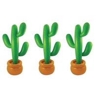 3x Opblaasbare mega cactussen 170 cm   -