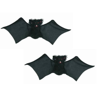5x stuks horror decoratie vleermuis 42 cm