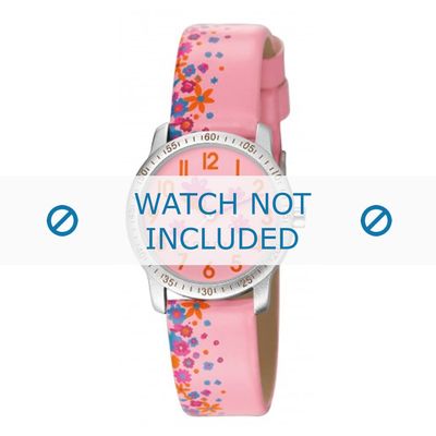 Esprit horlogeband ES103524-014 Leder Roze