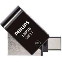 Philips FM12DC152B/00 USB flash drive 128 GB USB Type-A 3.2 Gen 1 (3.1 Gen 1) Zwart, Zilver Philips FM12DC152B/00 USB flash drive 128 GB USB Type-A 3.2 Gen 1 (3.1 Gen 1) Zwart, Zilver