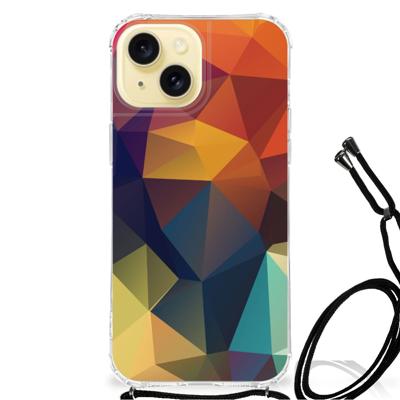 Apple iPhone 15 Shockproof Case Polygon Color Apple iPhone 15 Shockproof Case Polygon Color