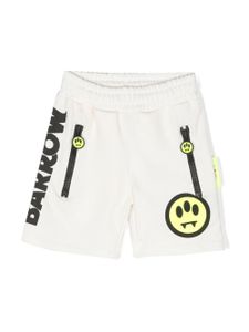 Barrow kids short de sport à logo imprimé - Blanc