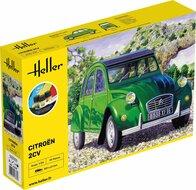 Heller 56765 STARTER KIT Citroen 2 CV Bouwpakket Schaal 1:24