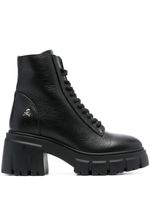 Philipp Plein bottines à intérieur texturé - Noir - thumbnail