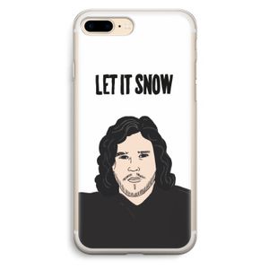 Let It Snow: iPhone 7 Plus Transparant Hoesje