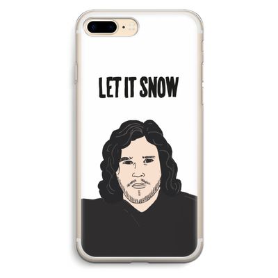 Let It Snow: iPhone 7 Plus Transparant Hoesje