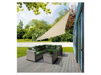 LIVARNO home Schaduwdoek (driehoekig/beige)