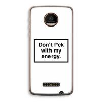 My energy: Motorola Moto Z Force Transparant Hoesje