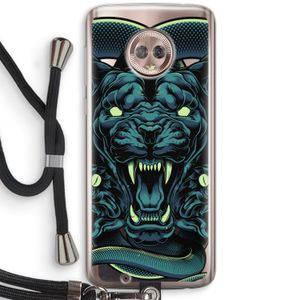 Cougar and Vipers: Motorola Moto G6 Transparant Hoesje met koord