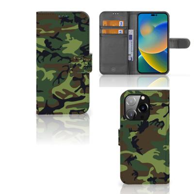 iPhone 14 Pro | Telefoon Hoesje | Army Dark