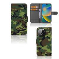 iPhone 14 Pro | Telefoon Hoesje | Army Dark